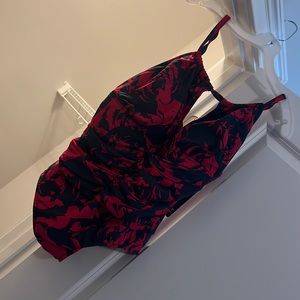 Magicsuit swim suit: Red and navy: new with tags